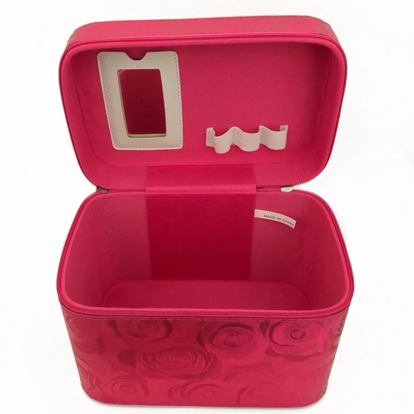 Karriage Mate Metallic Pink Rose Cosmetic Box - Picture 2 of 6